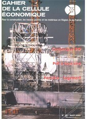 Couverture de CAHIER DE LA CELLULE ECONOMIQUE