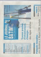 Couverture de LE JOURNAL DU BATIMENT